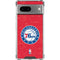 NBA Philadelphia 76ers Distressed Google Pixel 8 Clear Case